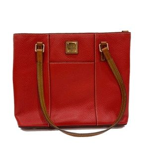 Dooney & Bourke Red Pebbled Lexington